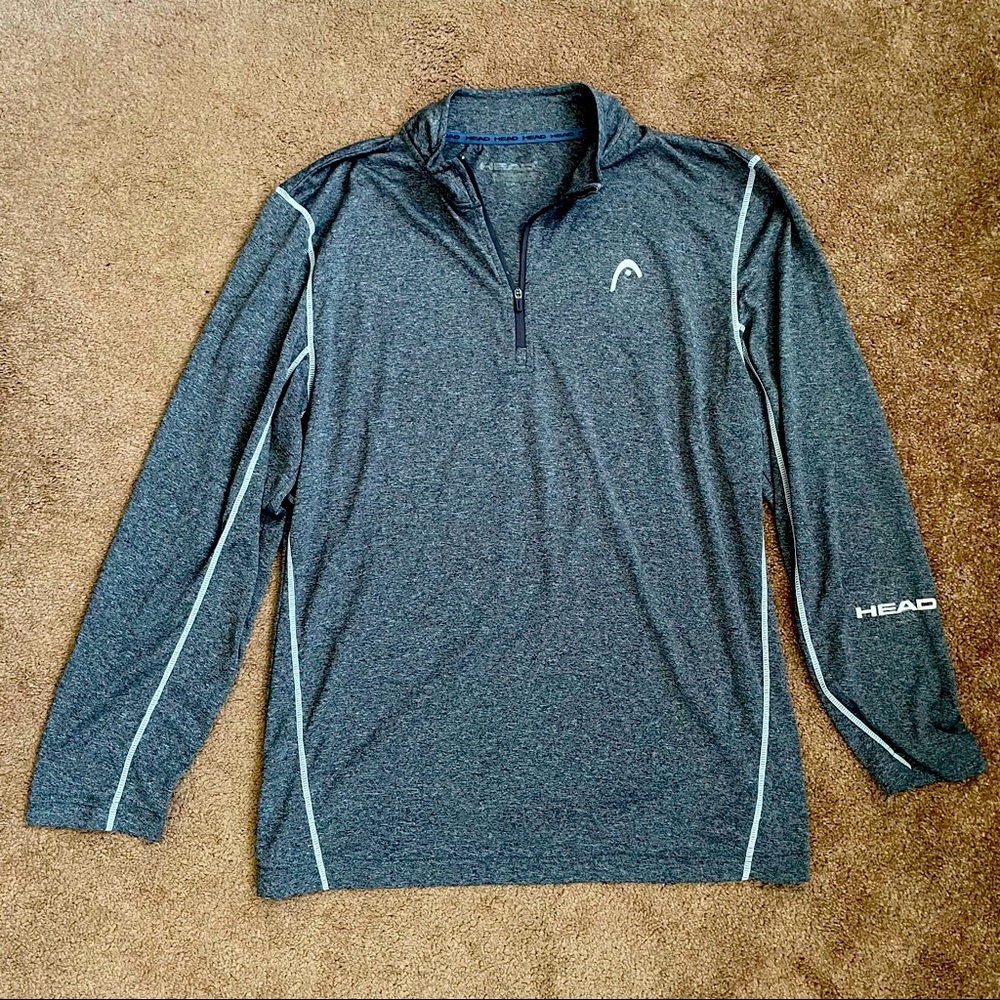 Head Pullover Quarter-zip with 3M logos Large